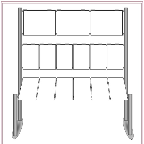 Visual of proposed bespoke combi ladder display